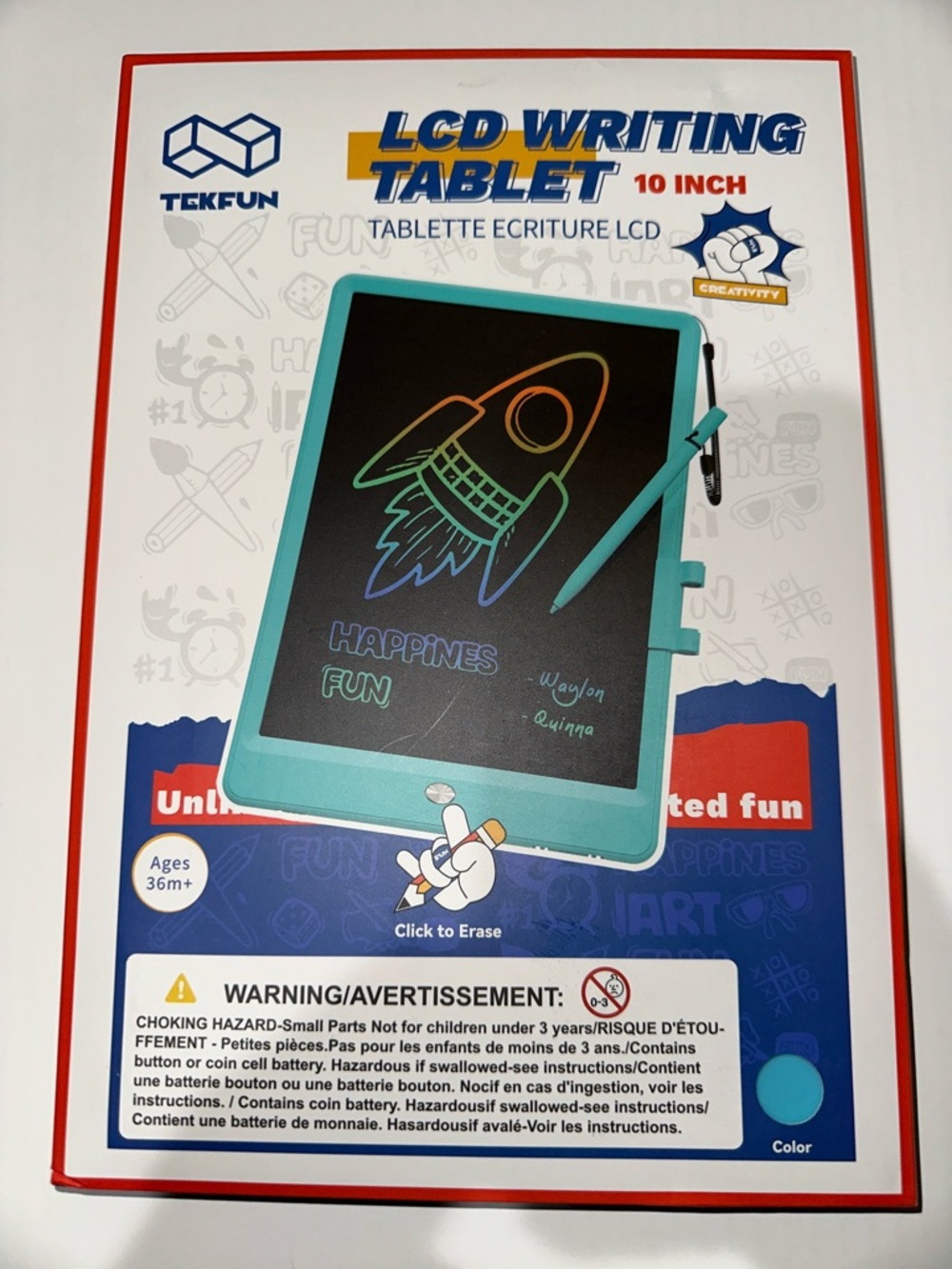 🆕 10" LCD Writing Tablet